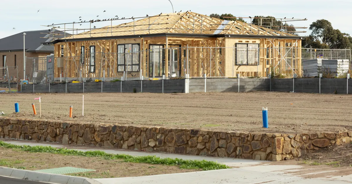 木造住宅の建築現場
